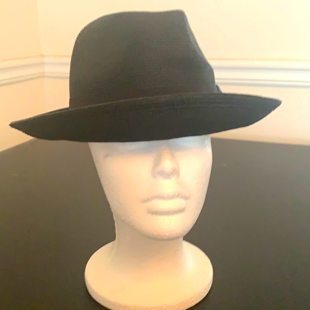 Black Straw Fedora by Pineapple Star